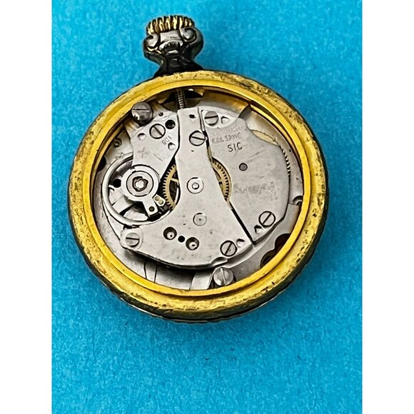 Vintage Womens Sheffield Swiss Made Gold Tone Pocket Watch - Manual Wind 4 repai main image 5